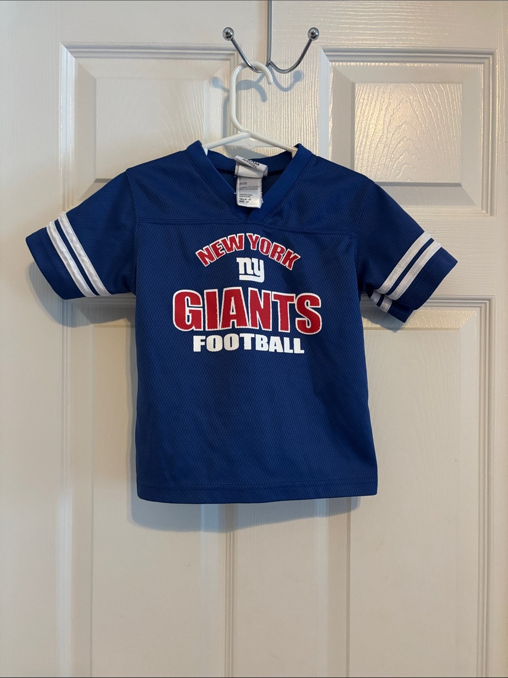 Kids Blue Football Tee